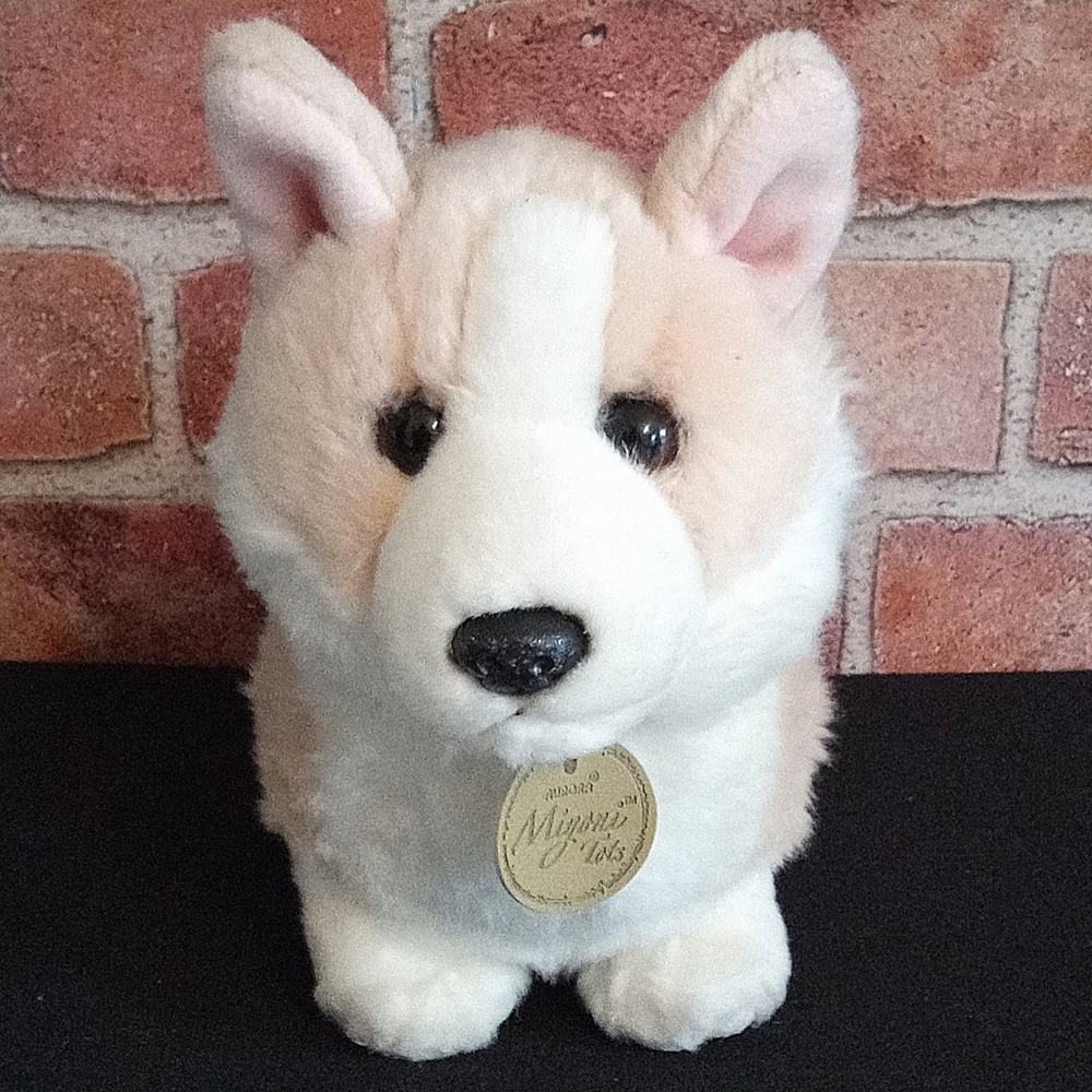 NWT Corgi Plush Miyoni Tots by Aurora Stuffed Cute Pup Dog Puppy Collectible
